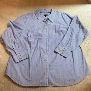 Women’s Blue Striped Design Shirt